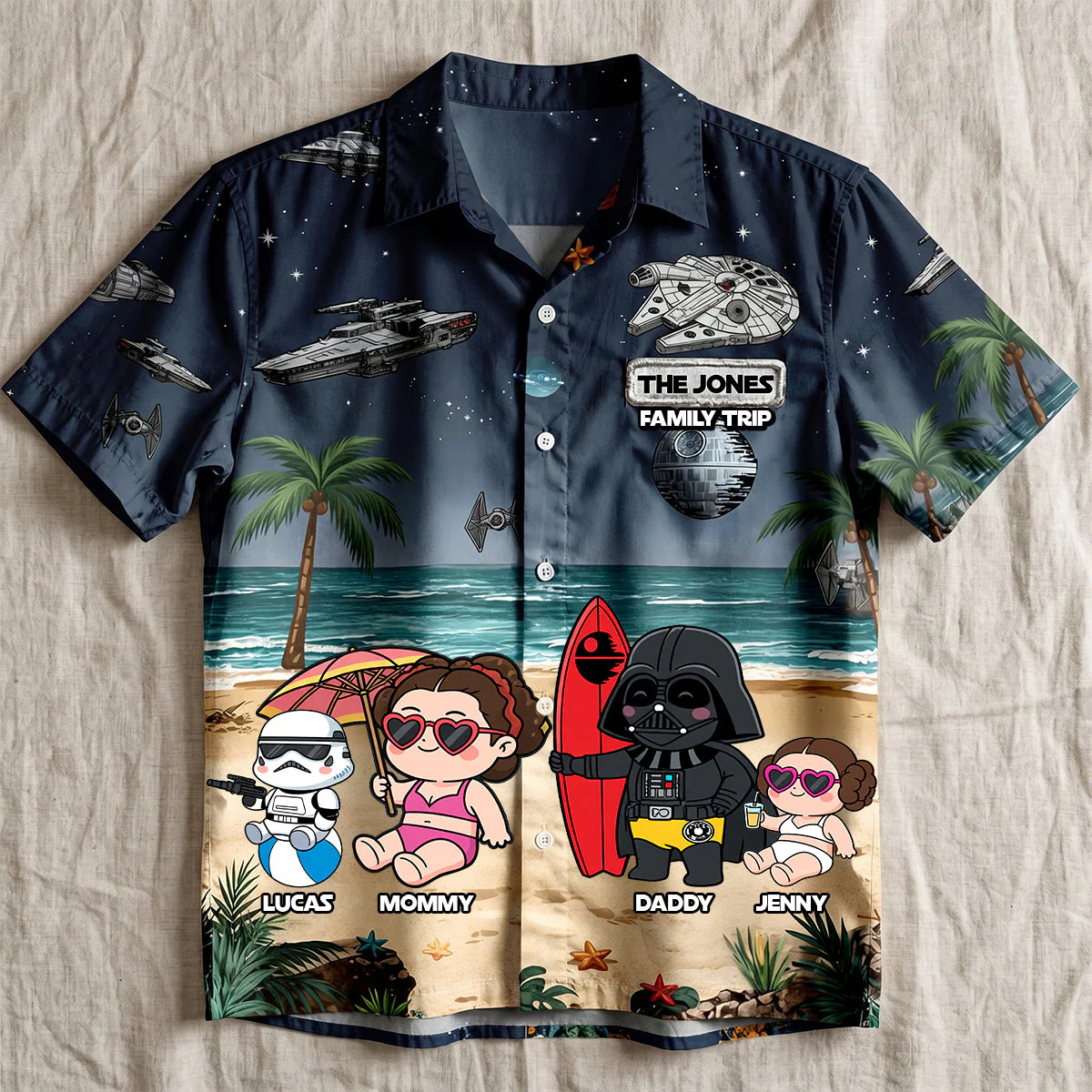 Stwa Family Summer Vacation - Personalized Hawaiin Shirt - Gift For Family, Travellers - Image 3