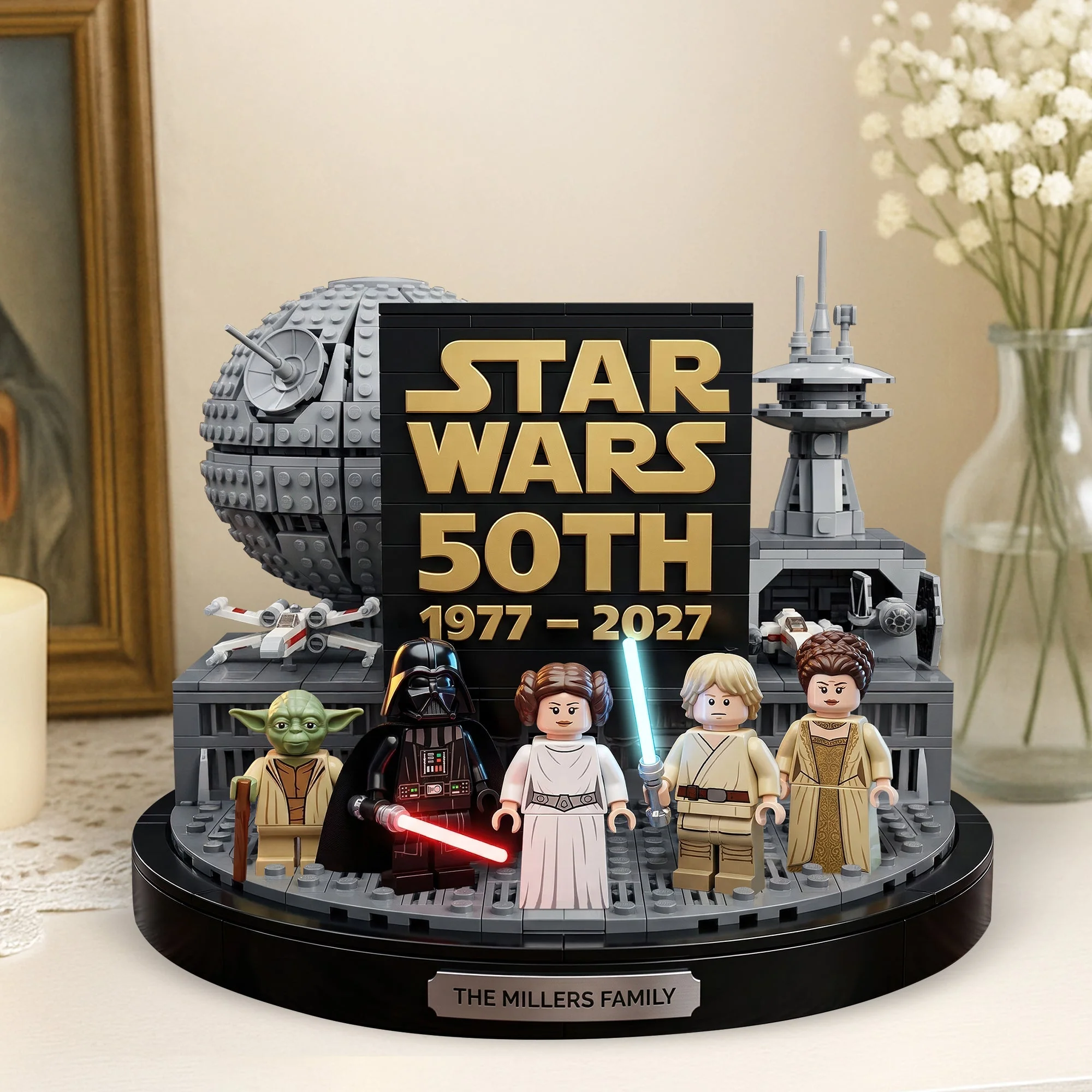 Stwa Galaxy Star 50th Anniversary - Personalized Acrylic Plaque - Gift For Movie Fans HH01 - Image 3