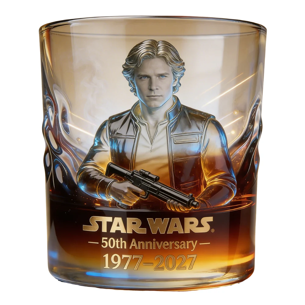 Stwa Galaxy Star 50th Anniversary - Personalized Whiskey Glass - Gift For Movie Fans HH01 - Image 9