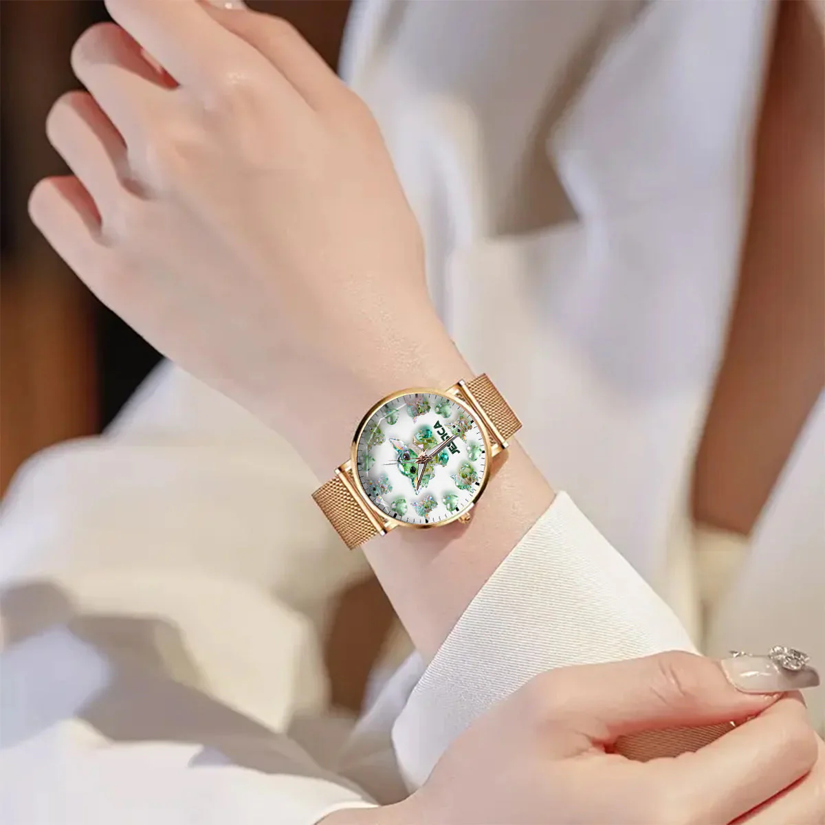 Stwa Galaxy Star Baby - Personalized Women Hand Watch - Gift For Movie Fans - Image 2