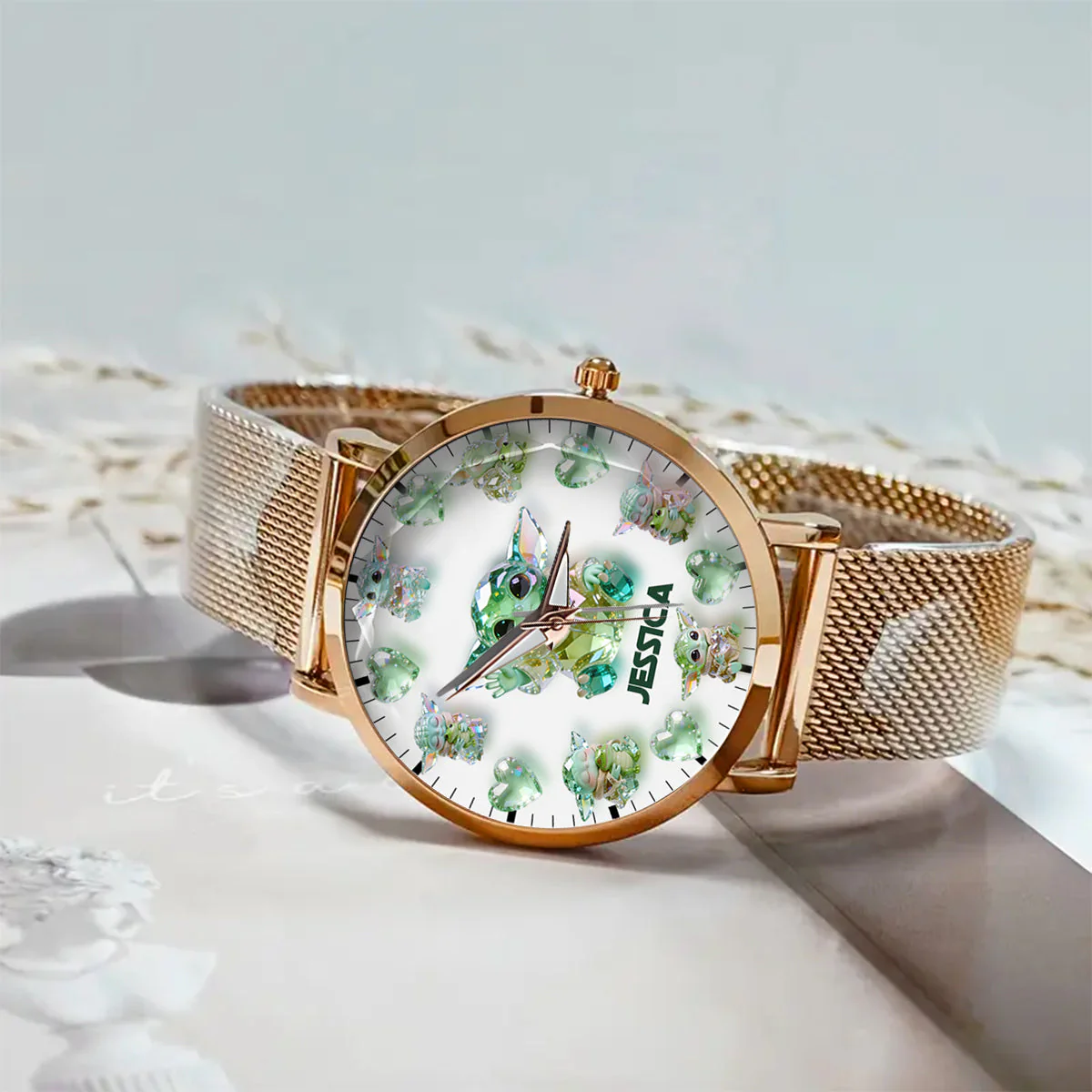 Stwa Galaxy Star Baby - Personalized Women Hand Watch - Gift For Movie Fans - Image 3