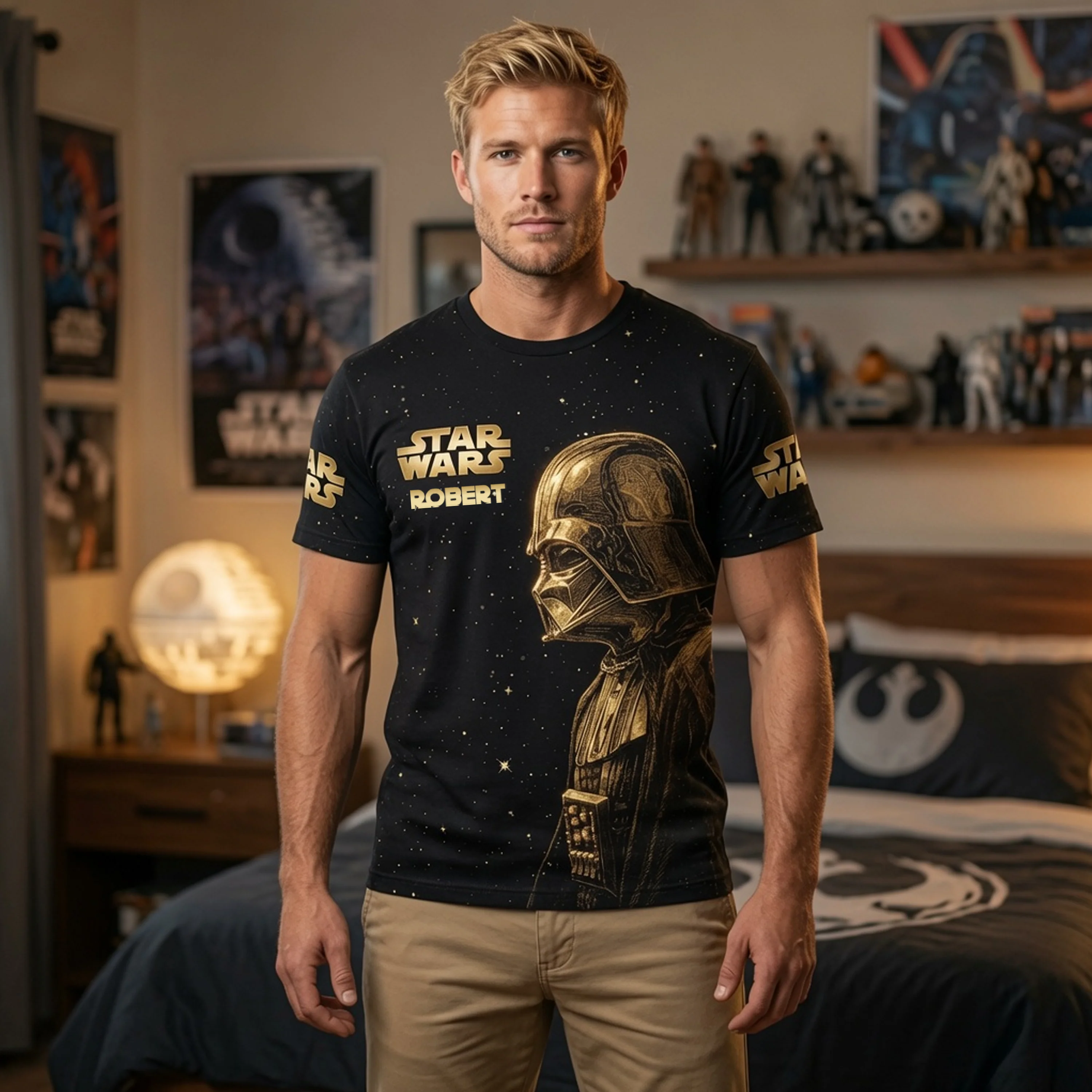Stwa Galaxy Star Celebrate 50 Years Of Legend - Personalized All Over Shirt - Anniversary Gift For Movie Fans HH01 - Image 2