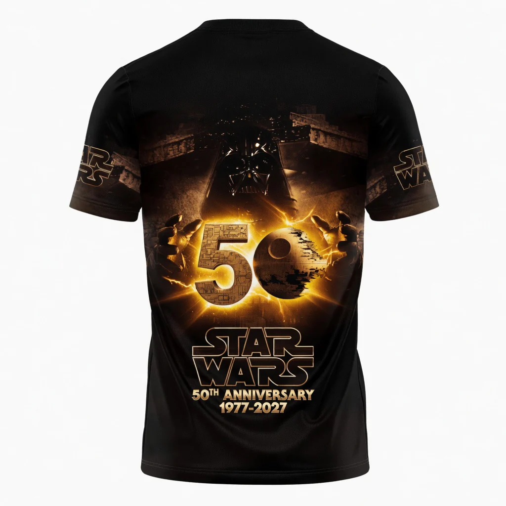 Stwa Galaxy Star Celebrate 50 Years Of Legend - Personalized All Over Shirt - Anniversary Gift For Movie Fans - Image 6