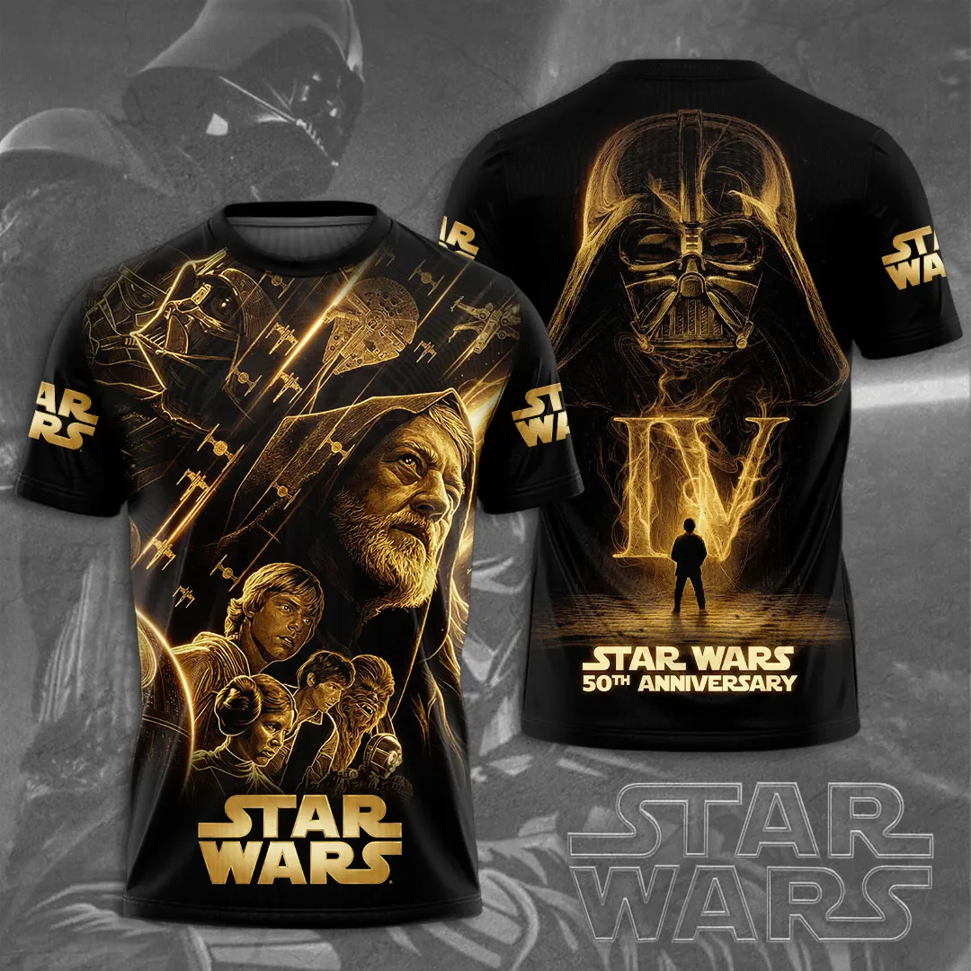 Stwa Galaxy Star Celebrate 50 Years Of Legend - Personalized All Over Shirt - Gift For Movie Fans