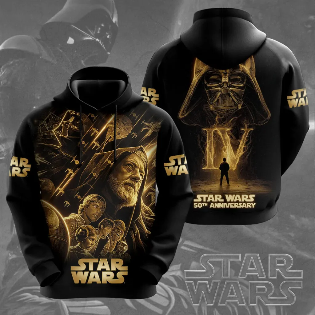 Stwa Galaxy Star Celebrate 50 Years Of Legend - Personalized All Over Shirt - Gift For Movie Fans - Image 2