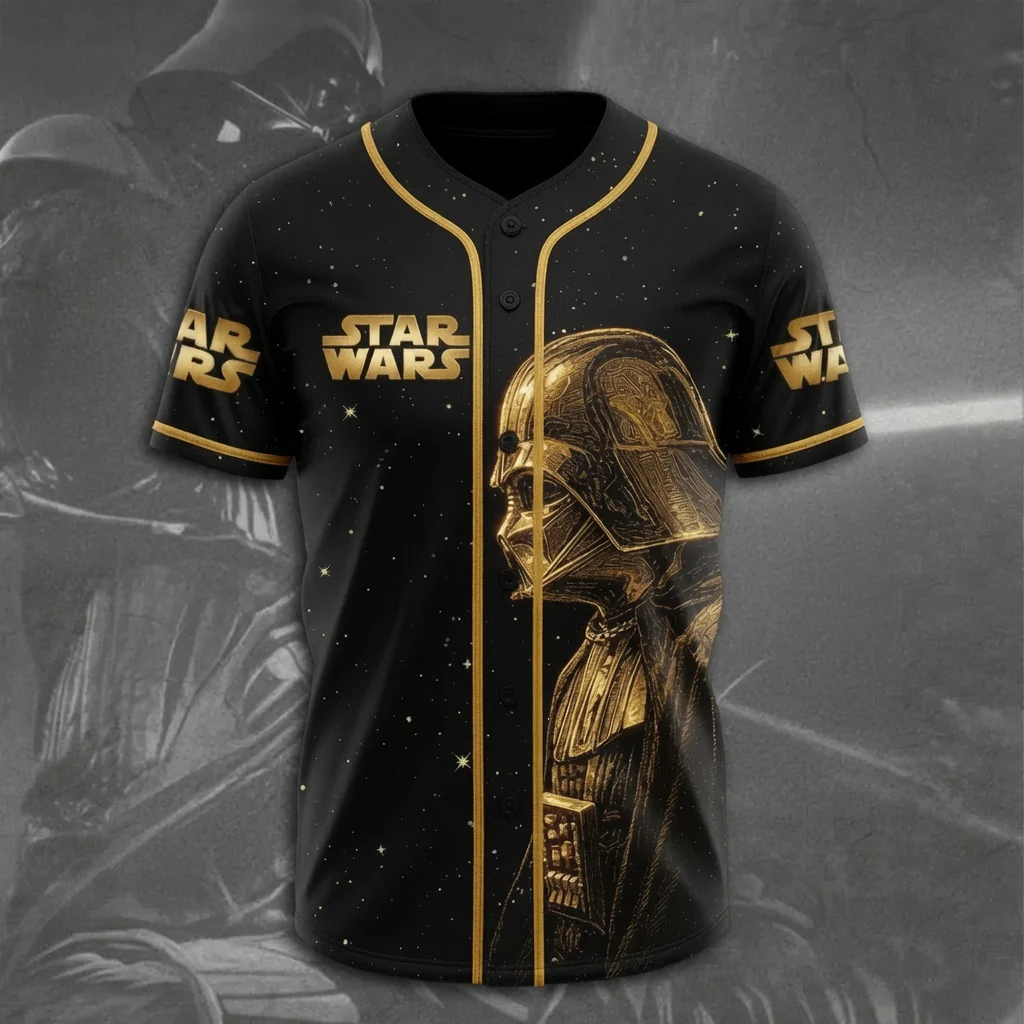 Stwa Galaxy Star Celebrate 50 Years Of Legend - Personalized Baseball Jersey - Anniversary Gift For Movie Fans NL122 - Image 2