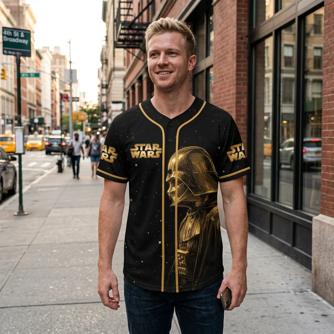 Stwa Galaxy Star Celebrate 50 Years Of Legend - Personalized Baseball Jersey - Anniversary Gift For Movie Fans NL122 - Image 6