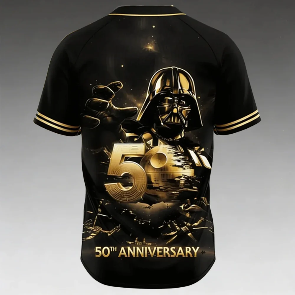 Stwa Galaxy Star Celebrate 50 Years Of Legend - Personalized Baseball Jersey - Gift For Him, Movie Fans NL122 - Image 3