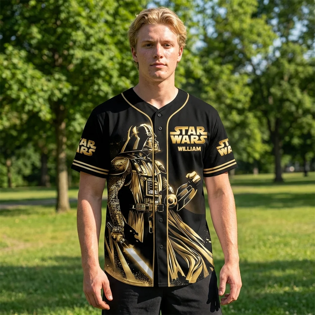 Stwa Galaxy Star Celebrate 50 Years Of Legend - Personalized Baseball Jersey - Gift For Him, Movie Fans NL122 - Image 4