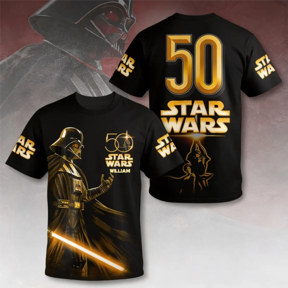 Stwa Galaxy Star Celebrate 50th Anniversary - Personalized All Over Shirt - Gift For Movie Fans NL122 - Image 4