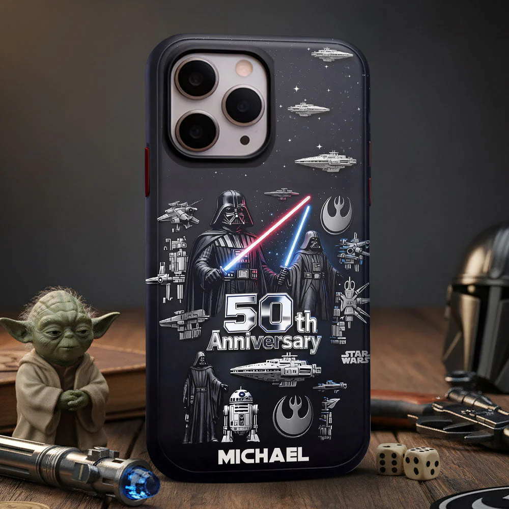 Stwa Galaxy Star Celebrate 50th Anniversary - Personalized Phone Case - Gift For Movie Fans NL122