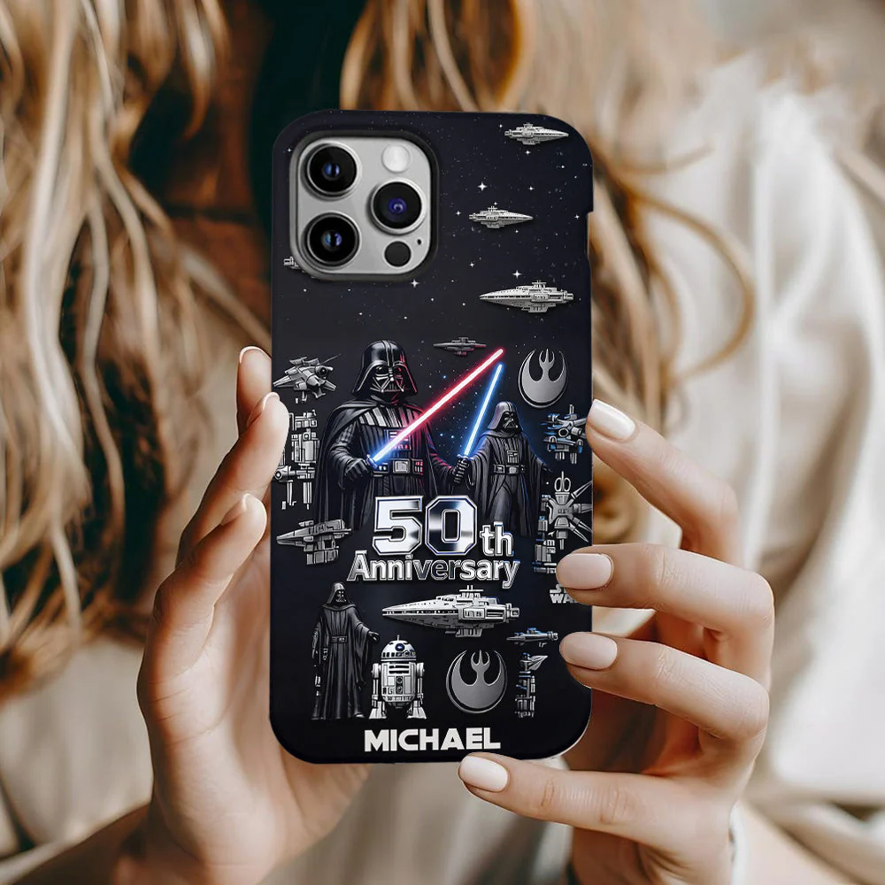 Stwa Galaxy Star Celebrate 50th Anniversary - Personalized Phone Case - Gift For Movie Fans NL122 - Image 2