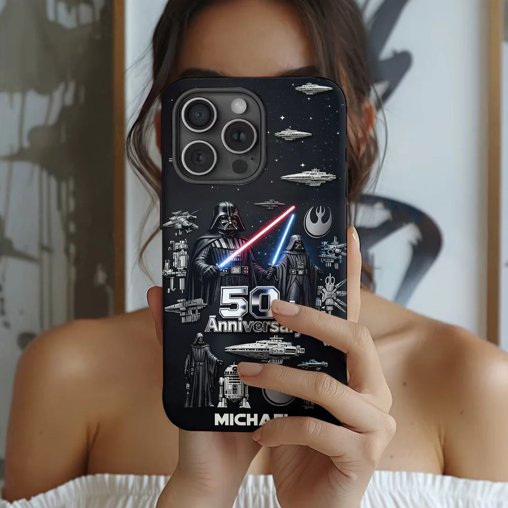 Stwa Galaxy Star Celebrate 50th Anniversary - Personalized Phone Case - Gift For Movie Fans NL122 - Image 3