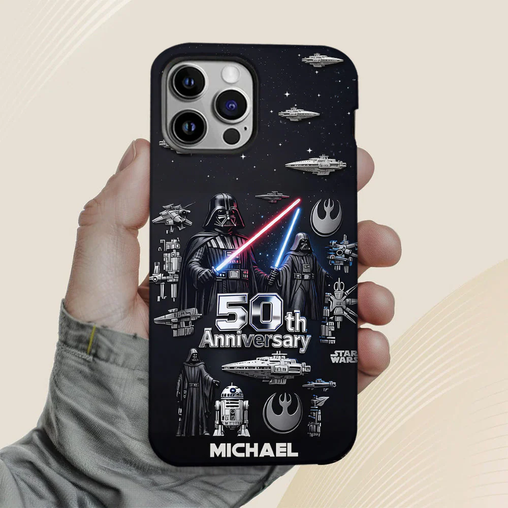 Stwa Galaxy Star Celebrate 50th Anniversary - Personalized Phone Case - Gift For Movie Fans NL122 - Image 5