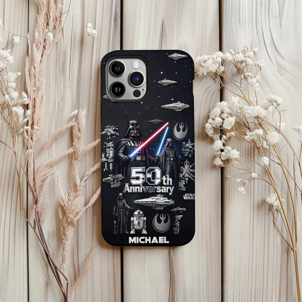 Stwa Galaxy Star Celebrate 50th Anniversary - Personalized Phone Case - Gift For Movie Fans NL122 - Image 6