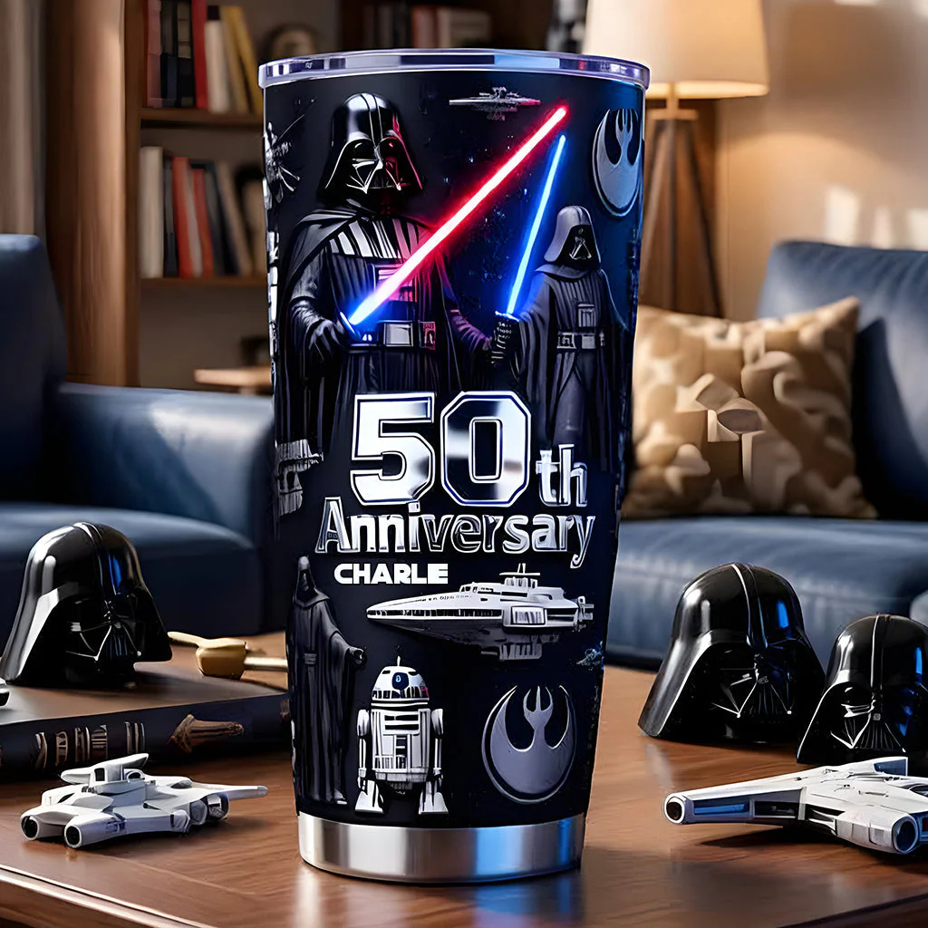 Stwa Galaxy Star Celebrate 50th Anniversary - Personalized Tumbler - Gift For Movie Fans NL122