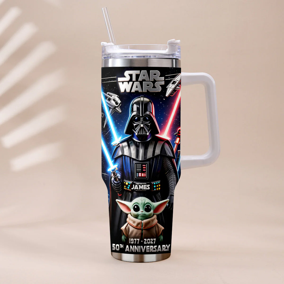 Stwa Galaxy Star Celebrate 50th Anniversary - Personalized Tumbler - Gift For Movie Fans
