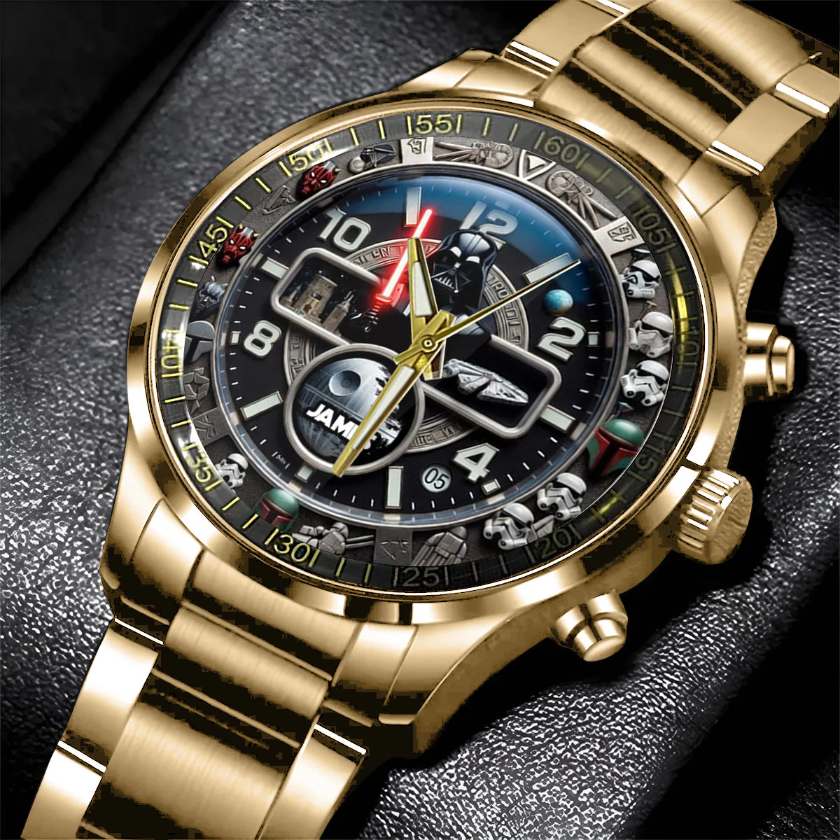Stwa Galaxy Star Characters - Personalized Hand Watch - Gift For Movie Fans NL122 - Image 3