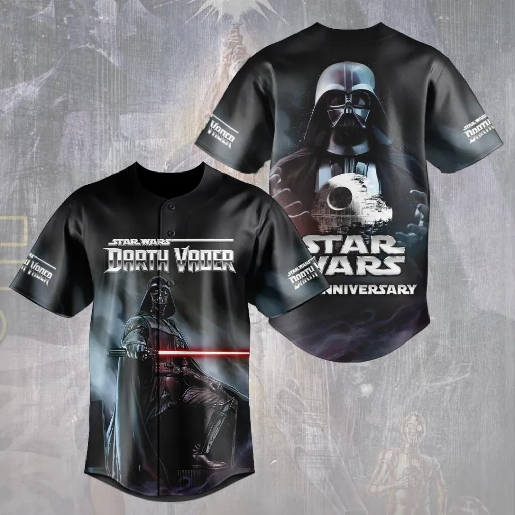 Stwa Galaxy Star Darth Vader - Personalized Baseball Jersey - Gift For Movie Fans