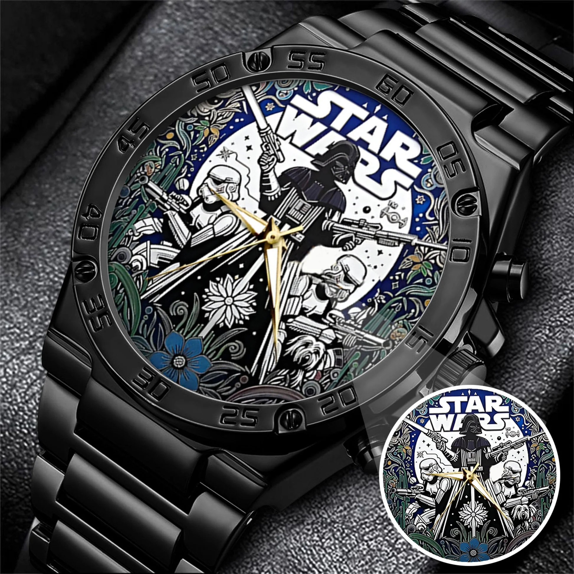 Stwa Galaxy Star May The Force Be With You - Personalized Hand Watch - Gift For Movie Fans HH01 - Image 3