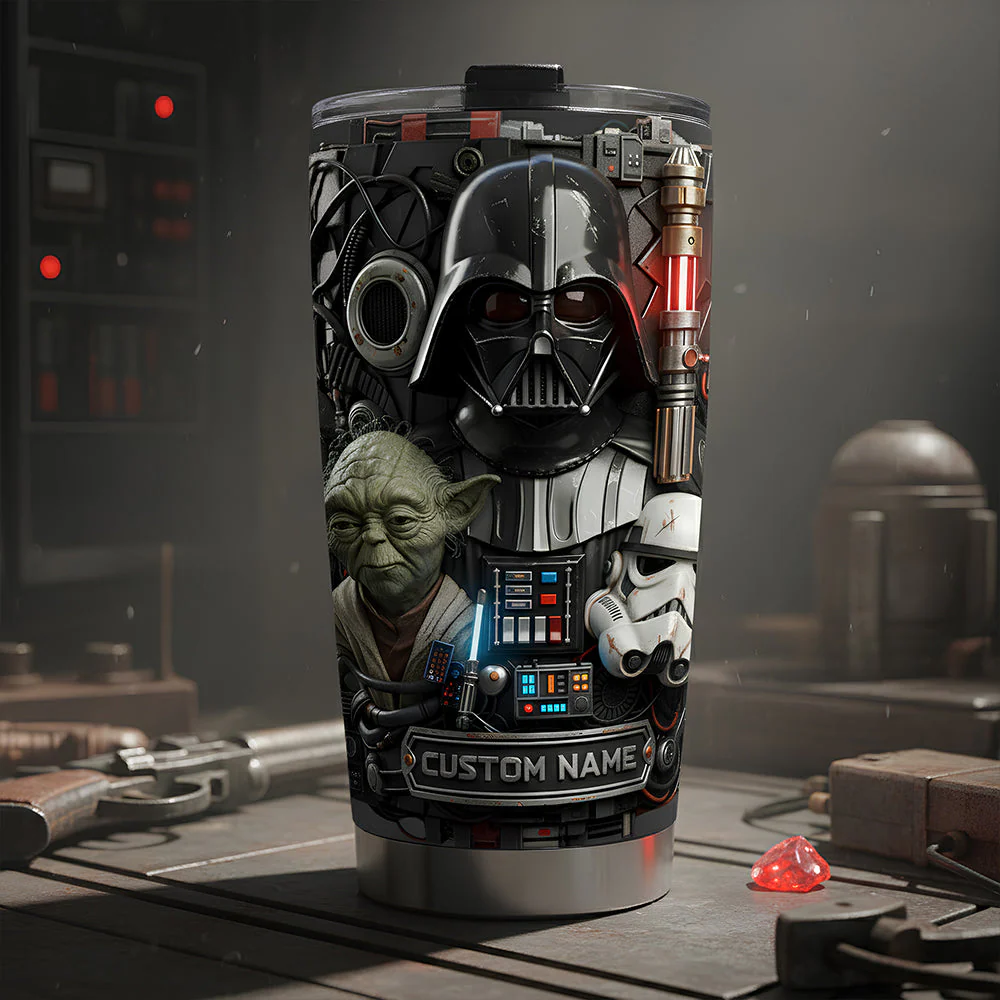 Stwa Galaxy Star May The Force Be With You - Personalized Tumbler - Gift For Movie Fans NL122 - Image 2