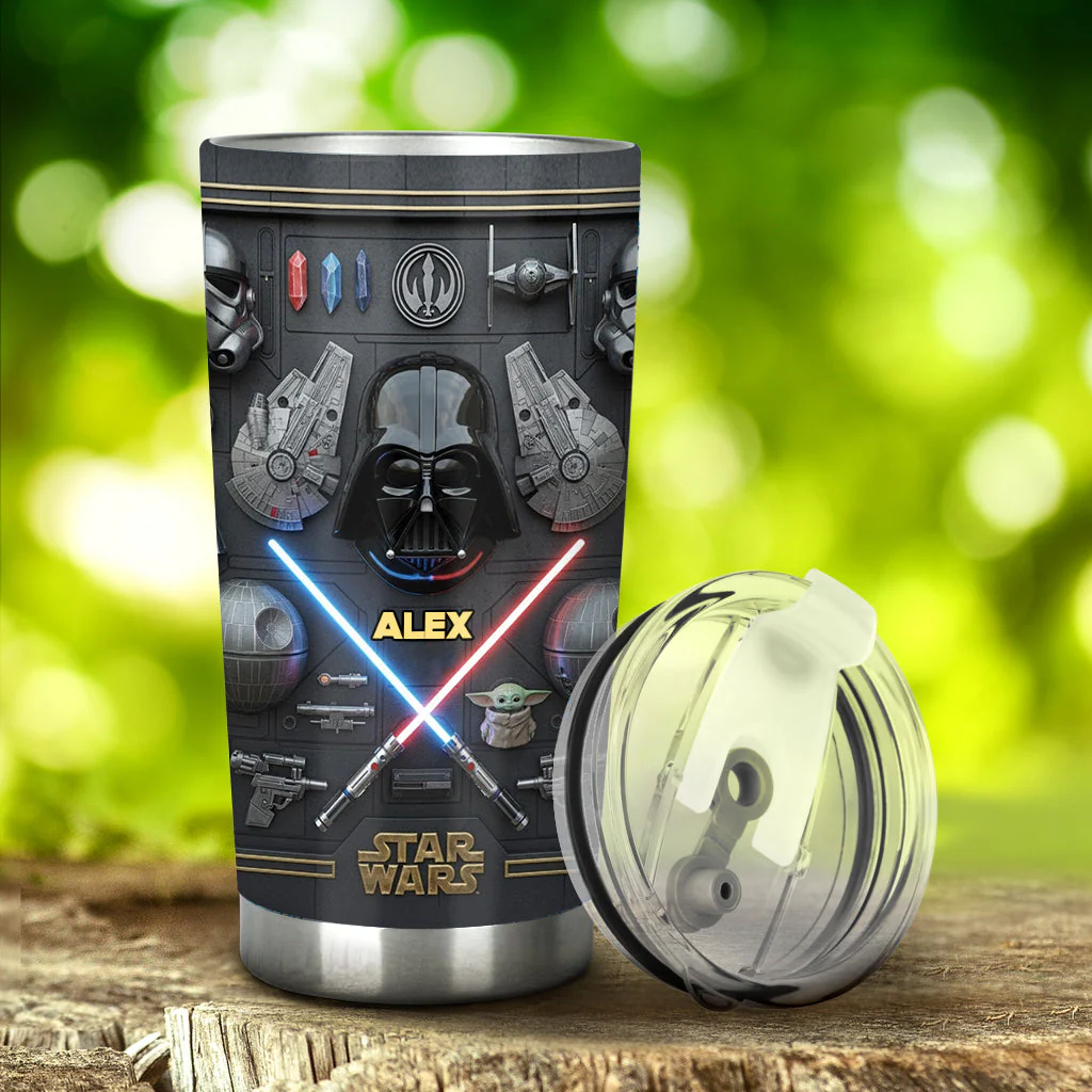 Stwa Galaxy Star Never Tell Me The Odds - Personalized Tumbler - Gift For Movie Fans NL122 - Image 2