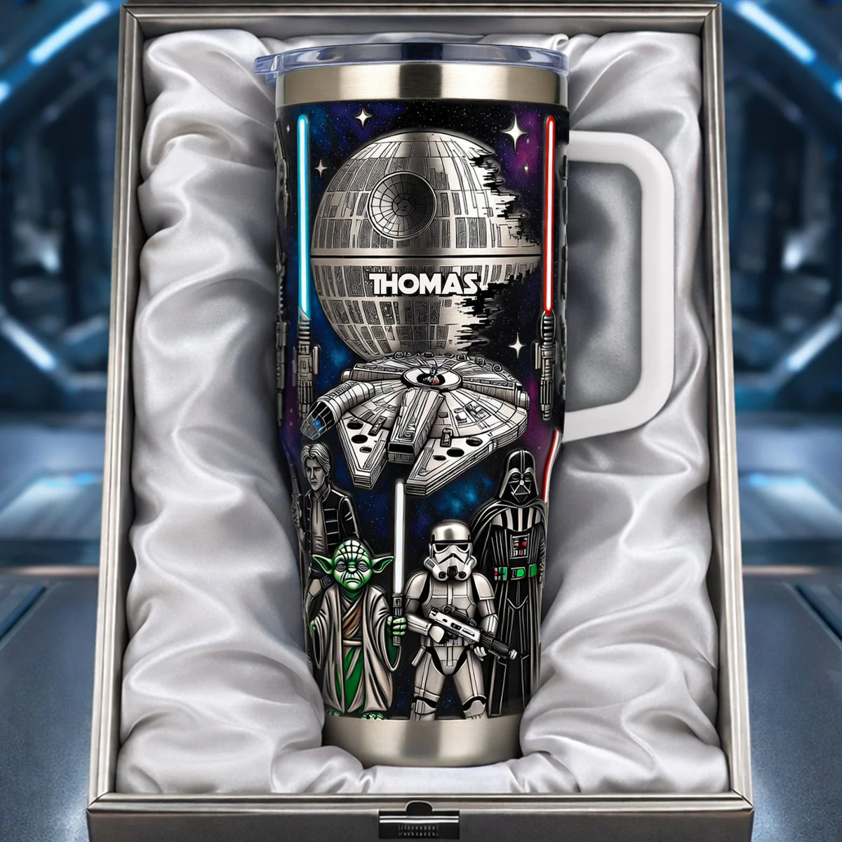 Stwa Galaxy Star Space Warrior - Personalizied Tumbler - Gift For Movie Fans NL122 - Image 4