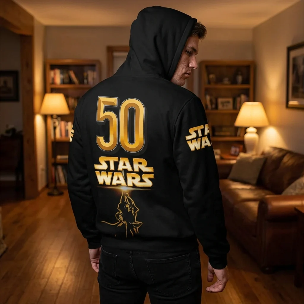 Stwa Galazy Star Celebrating 50th Anniversary - Personalized All Over Shirt - Gift For Movie Fans NL122 - Image 3