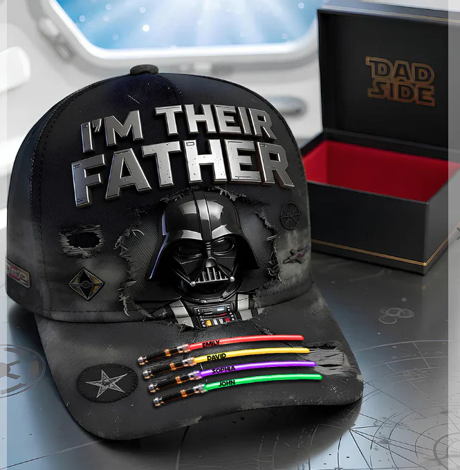 Stwa I Am Their Father - Personalized Classic Cap - Gift For Father's Day