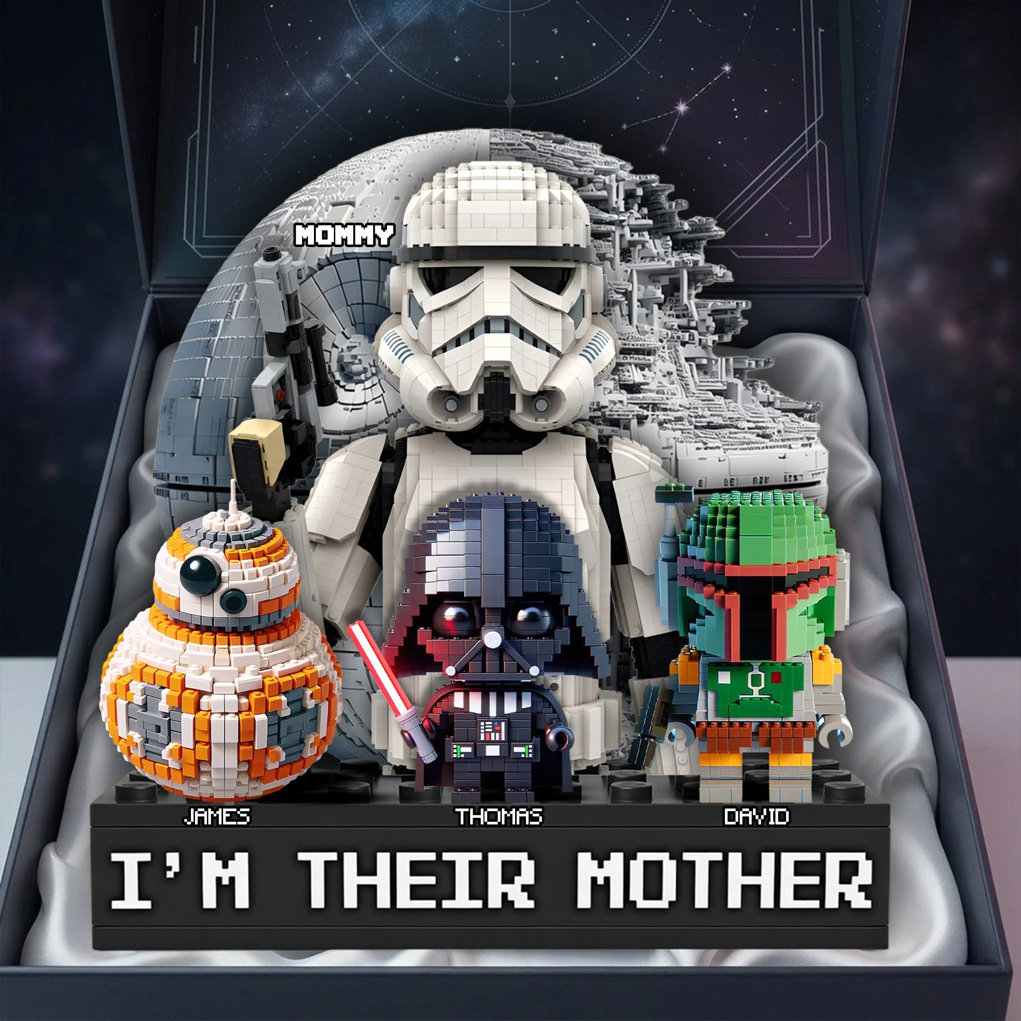 Stwa I'm Their Mother - Personalized Acrylic Plaque - Gift For Mother's Day, Fan Movies - Image 3