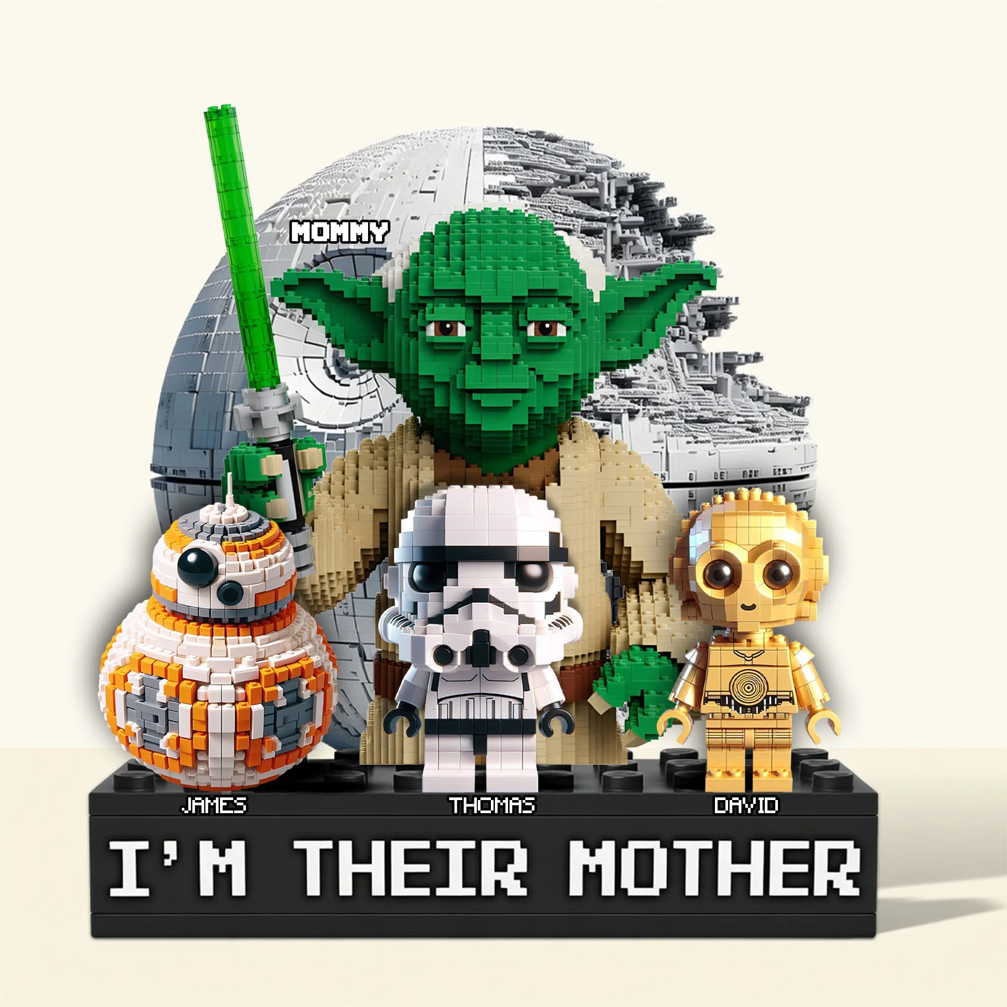 Stwa I'm Their Mother - Personalized Acrylic Plaque - Gift For Mother's Day, Fan Movies - Image 5