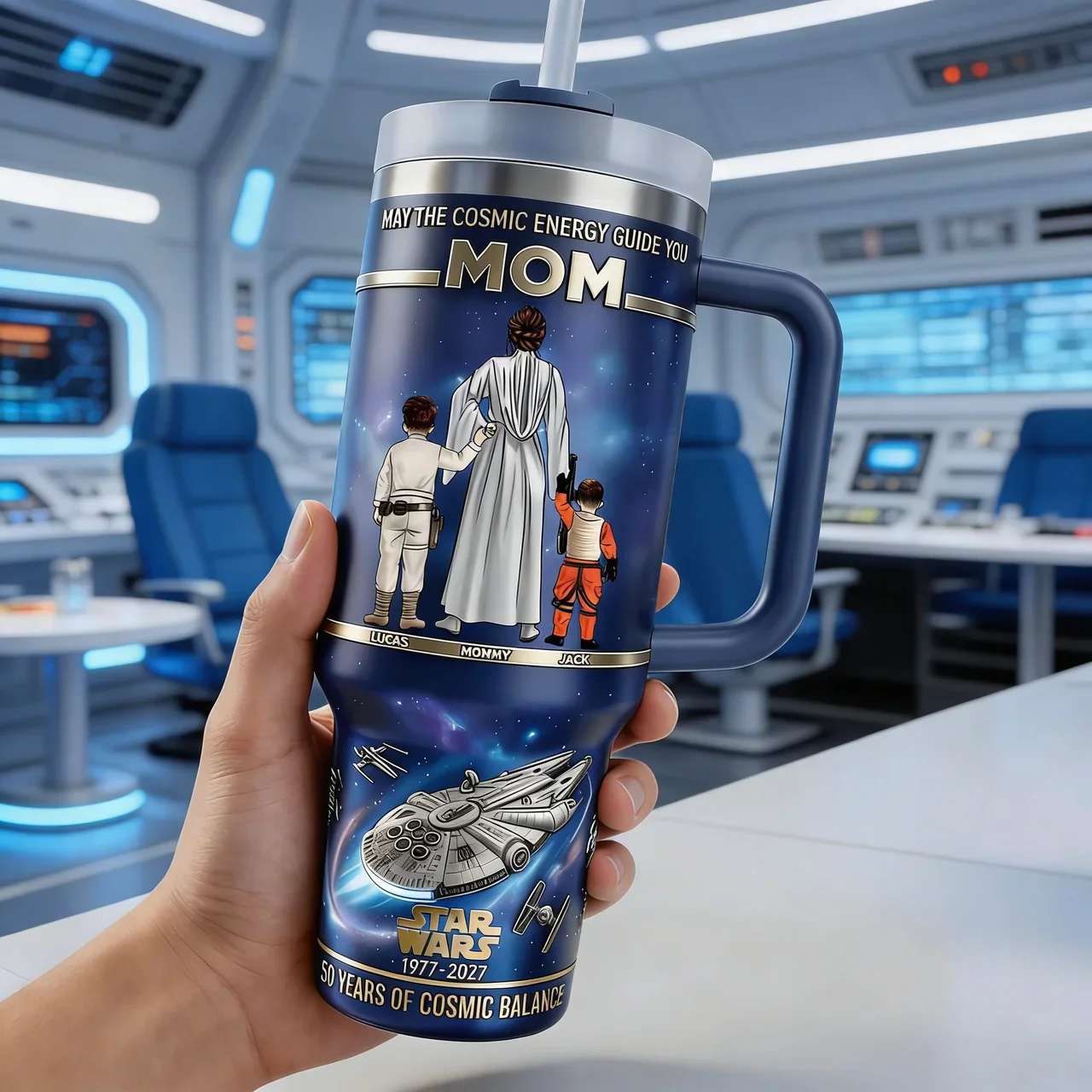 Stwa May The Cosmic Energy Guide Mom - Personalized Tumbler - Gift For Mom - Image 4