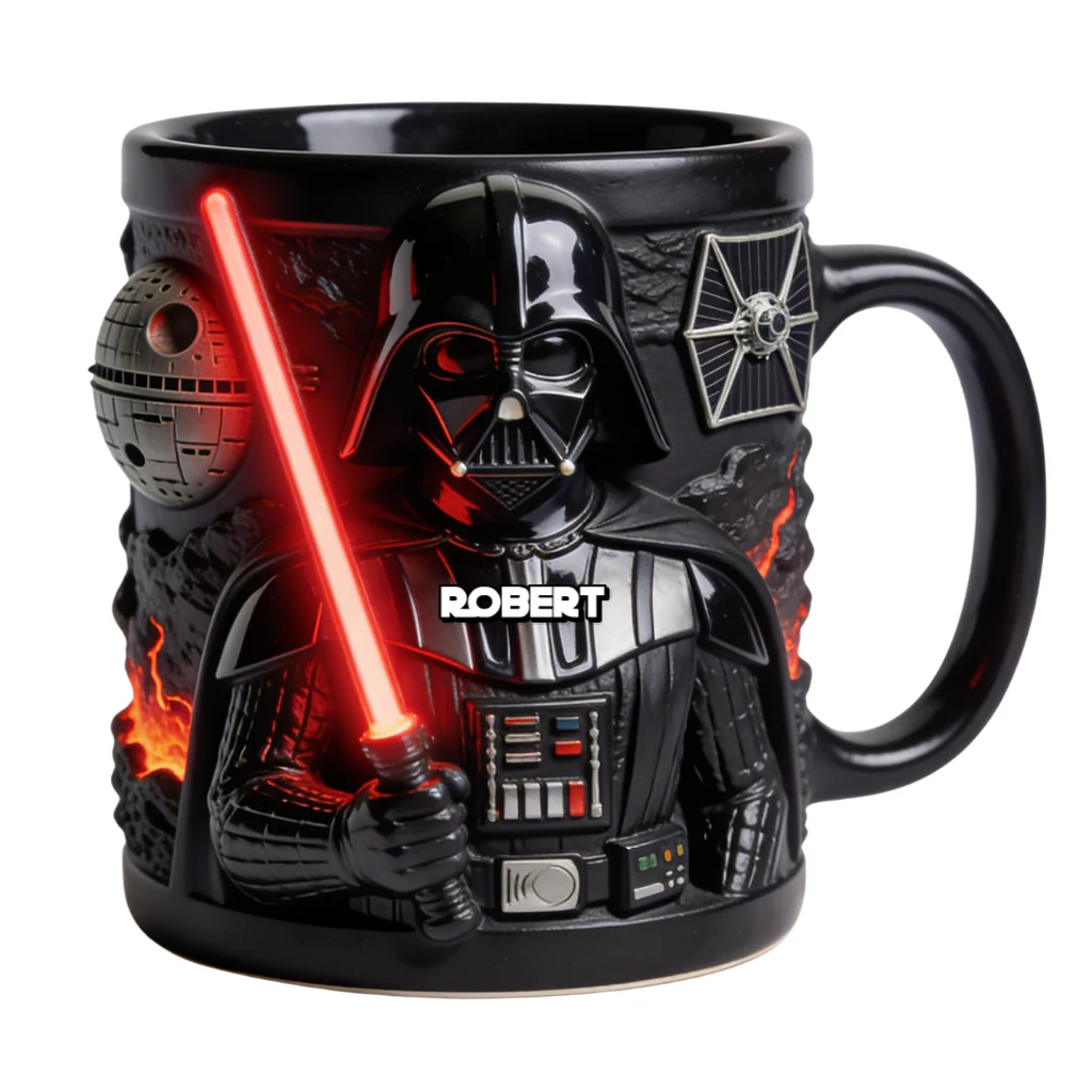 Stwa May The Force Be With You - Personalized Accent Mug - Gift For Movie Fans HH01 - Image 3