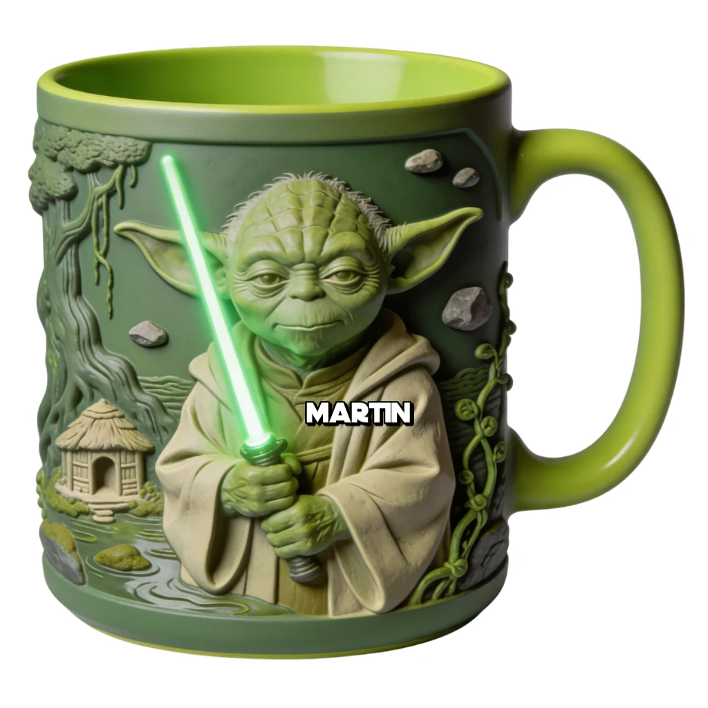 Stwa May The Force Be With You - Personalized Accent Mug - Gift For Movie Fans HH01 - Image 4