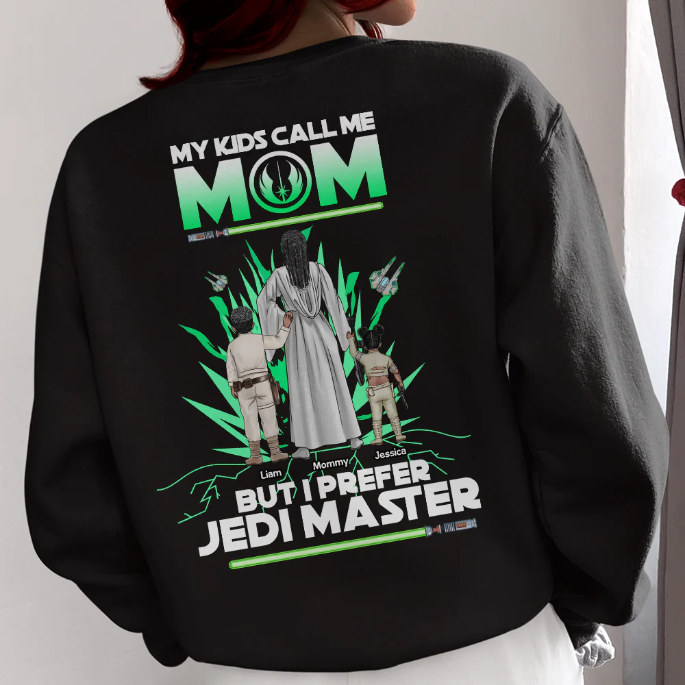 Stwa My Kids Call Me Mom - Personalized Shirt 2 Side - Gift For Mom - Image 3