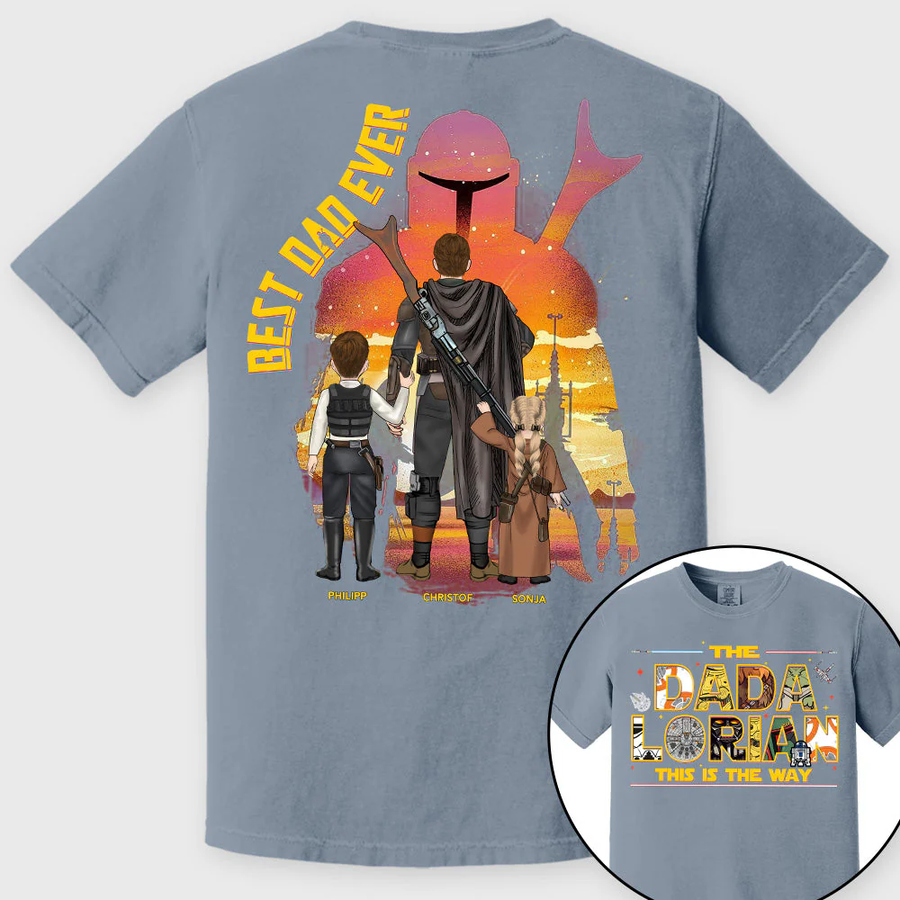 Stwa The Dadalorian This Is The Way - Personalized Shirt - Gift For Father's Day - Image 9