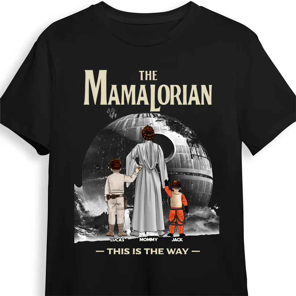 Stwa The Mamalorian - Personalized Shirt - Gift For Mom - Image 2