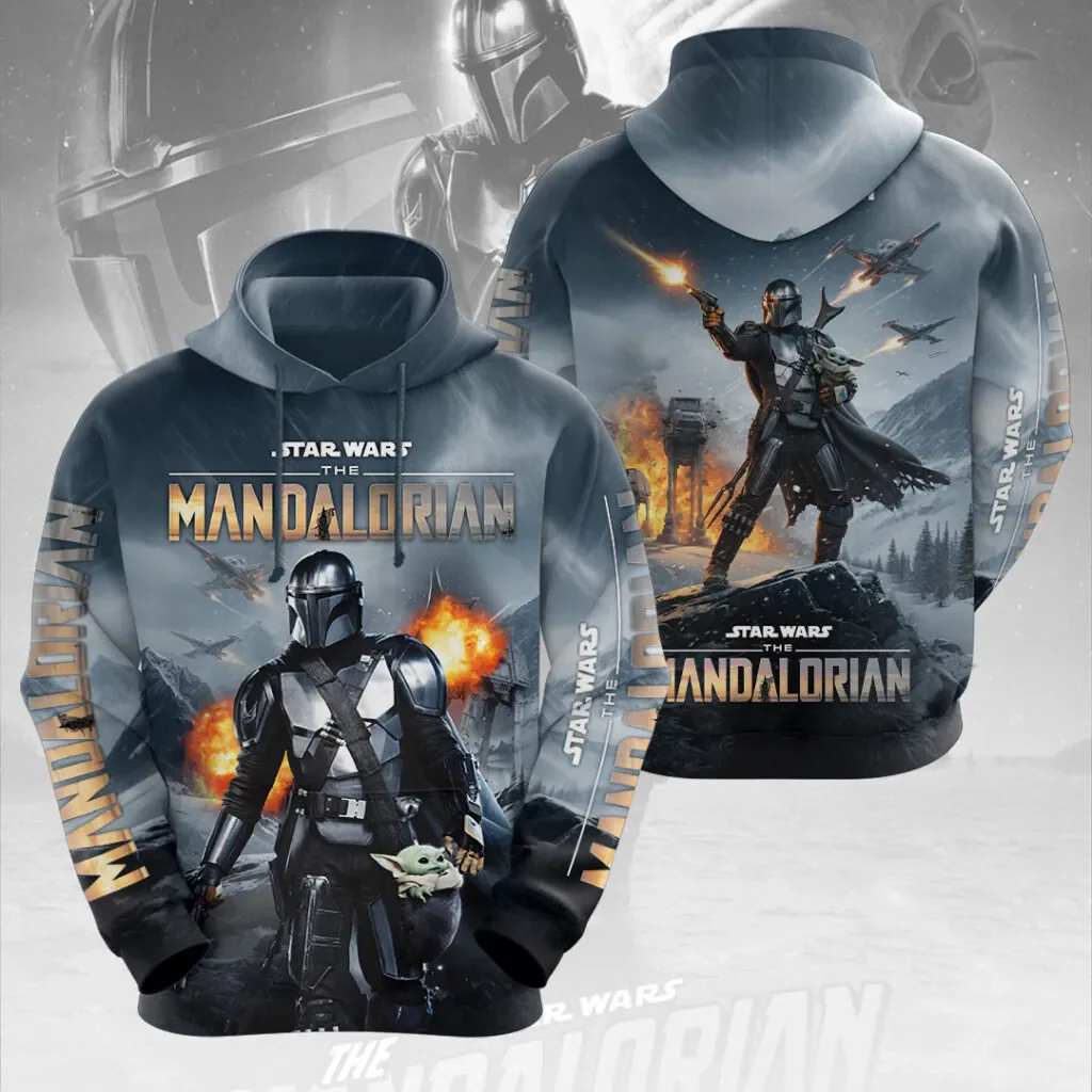Stwa This Is The Way - Personalized Galactic Tracker And The Child All Over Shirt - Gift For Movie Fans - Image 2
