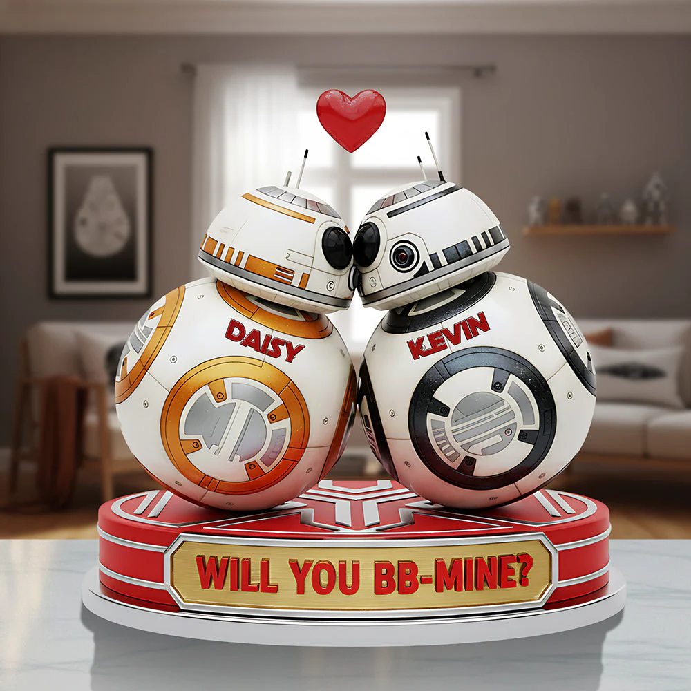 Stwa Will You BB-Mine - Personalized Acrylic Plaque - Gift For Couple, Valentine HH01 - Image 2