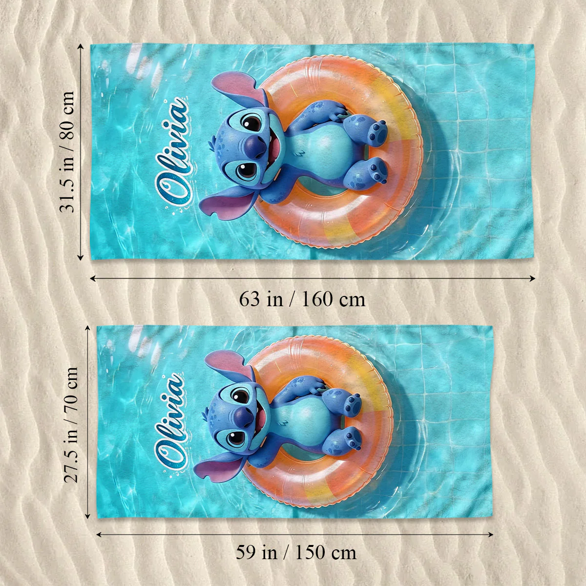 Summer Trip - Personalized Beach Towel - Gift For Fan Movies - Sti HH01 - Image 5