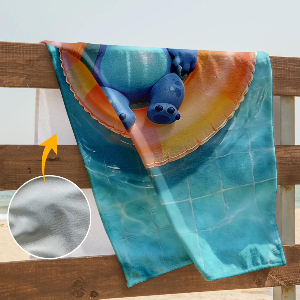 Summer Trip - Personalized Beach Towel - Gift For Fan Movies - Sti HH01 - Image 6