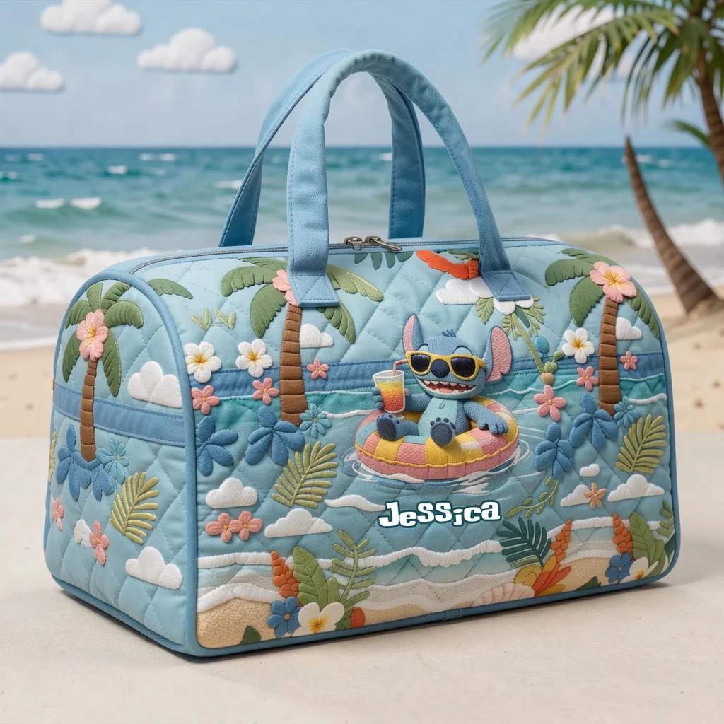 Summer Vibes - Personalized Quilt Duffle Bag - Sti HH01