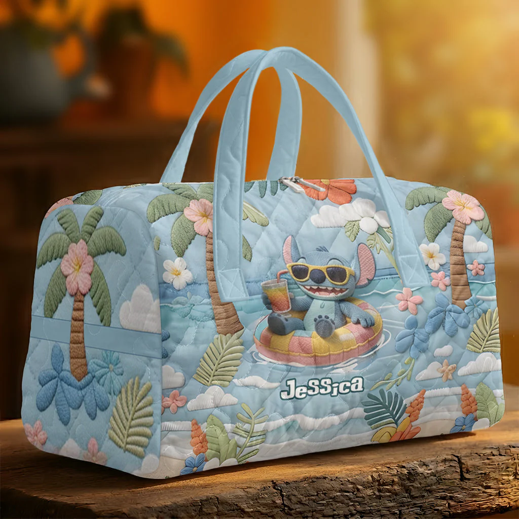 Summer Vibes - Personalized Quilt Duffle Bag - Sti HH01 - Image 2