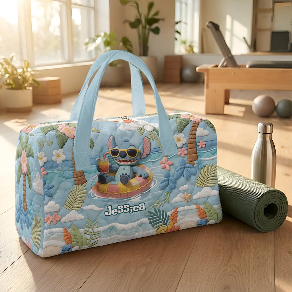Summer Vibes - Personalized Quilt Duffle Bag - Sti HH01 - Image 5