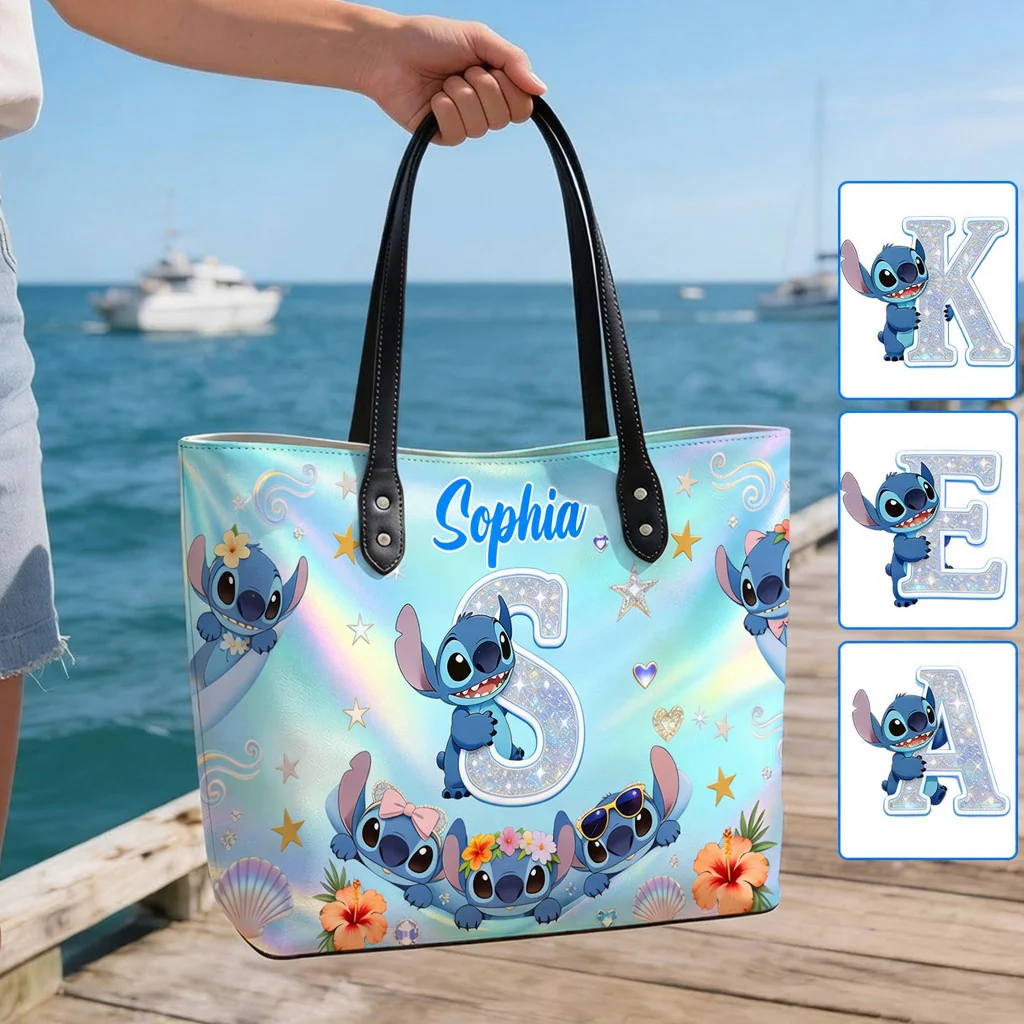 Summer Vibes - Personalized Tote Bag With Alphabet - Gift For Fan Movies - Sti HH01