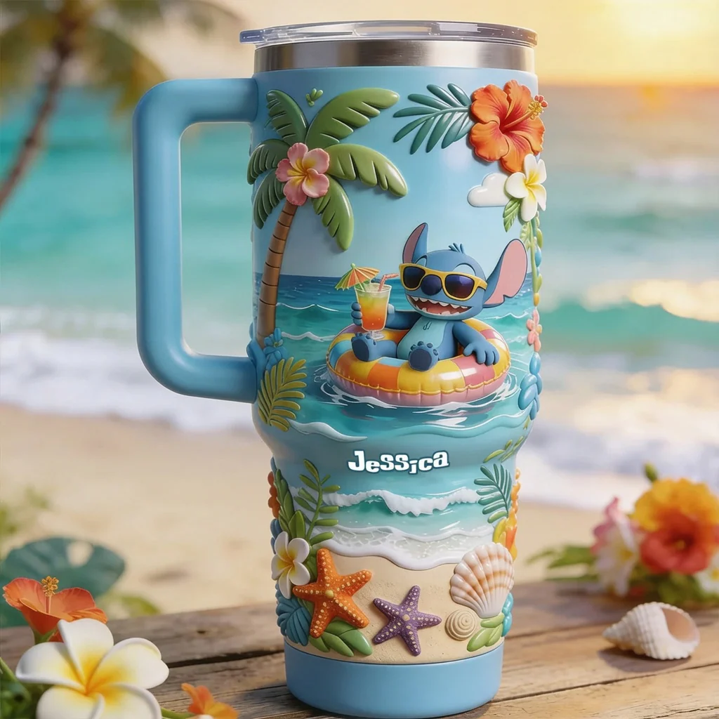 Summer Vibes - Personalized Tumbler - Gift For Movie Fans - Sti HH01