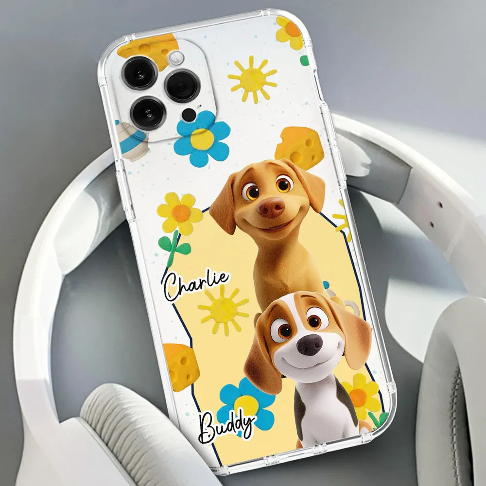 Summertime Blue - Personalized Phone Case - Gift for Pet Owners, Dog Lovers | CLP15 HH01 - Image 3
