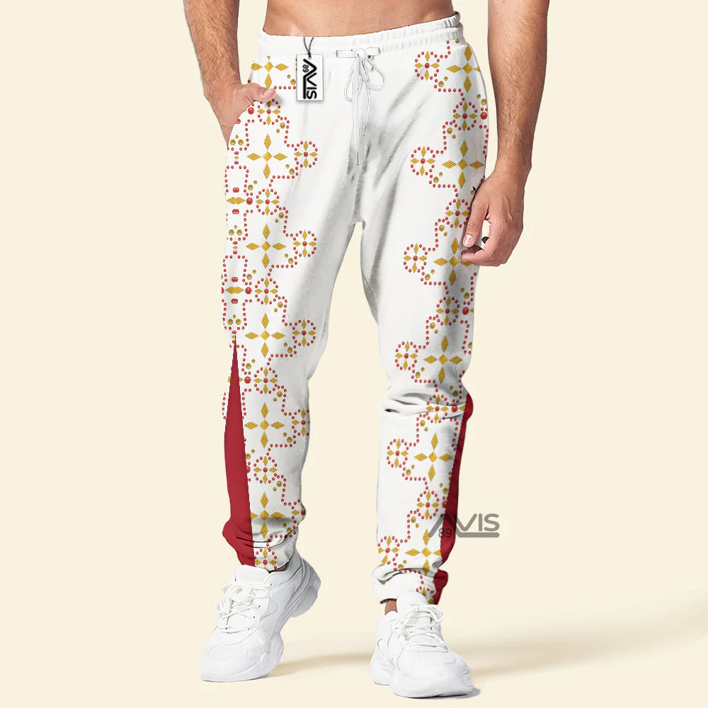 Elvis White Conquistador - Costume Cosplay Hoodie Sweatshirt Sweatpants ELHS35 - Image 4
