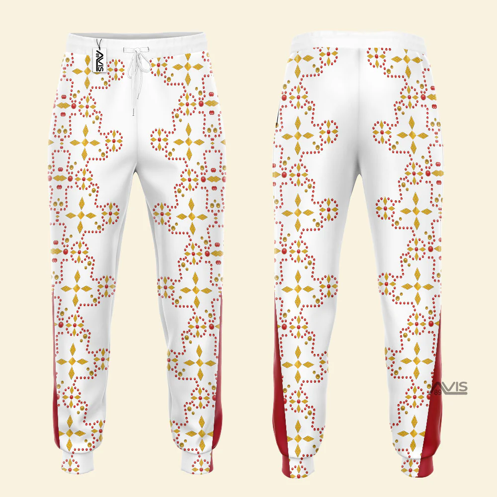 Elvis White Conquistador - Costume Cosplay Hoodie Sweatshirt Sweatpants ELHS35 - Image 6