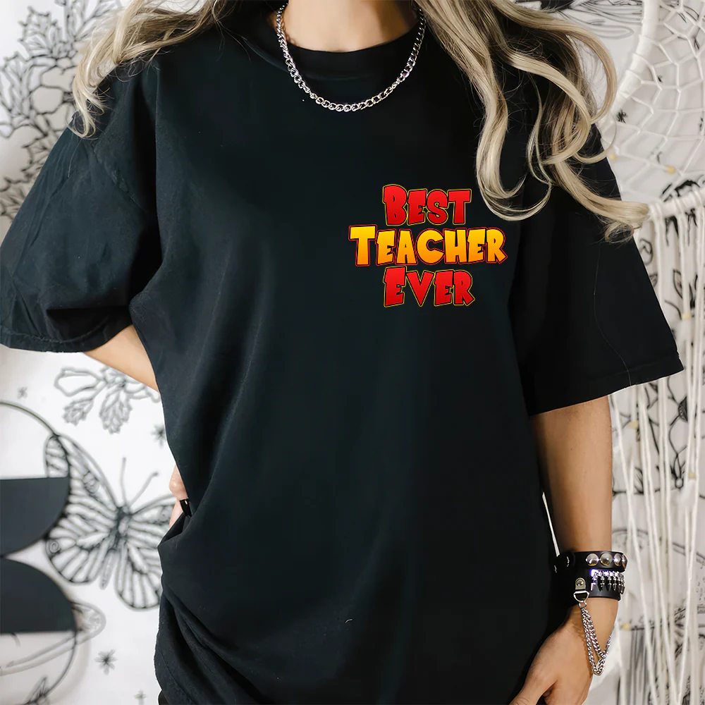 Super Sayan Super Teacher Back To School Two Side - Personalized Shirt | CL03 TD118 - Image 3